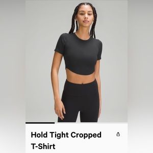 Lululemon Hold Tight Cropped Shirt